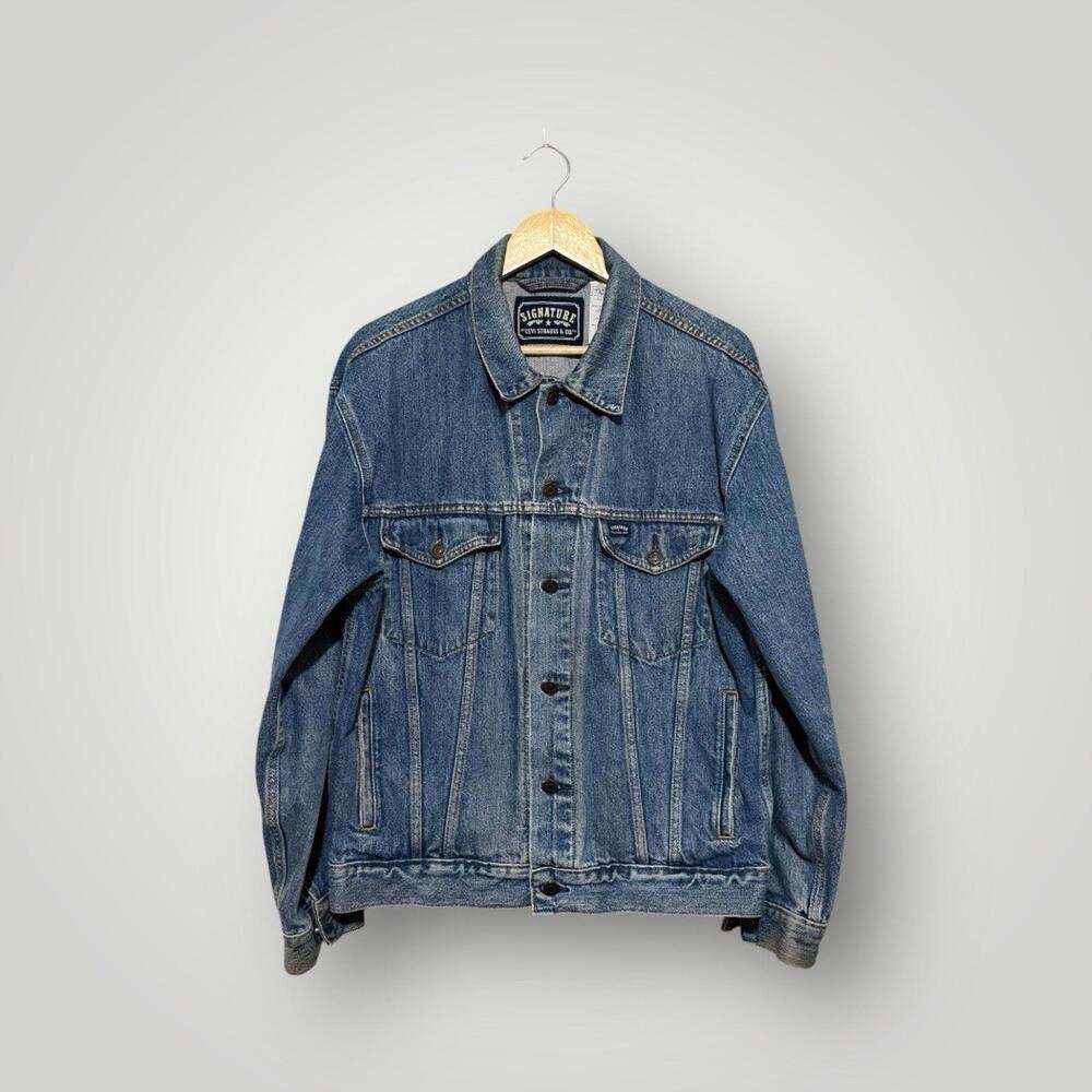 Vintage Turning Point Denim Varsity Jacket Made USA Men’s